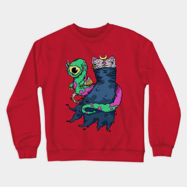 Calico Abernathy & Trevor Crewneck Sweatshirt by Grumble 